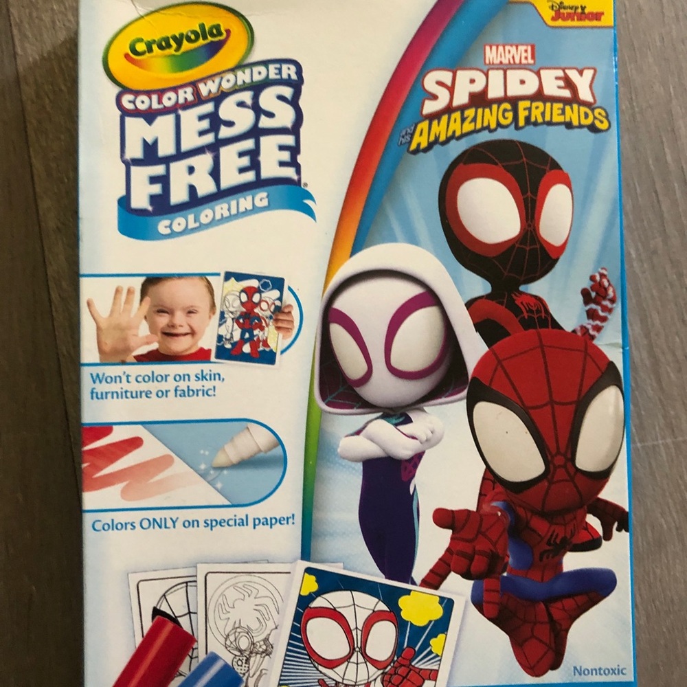 Crayola Color Wonder Mess Free Coloring Set - Marvel Spidey & Friends